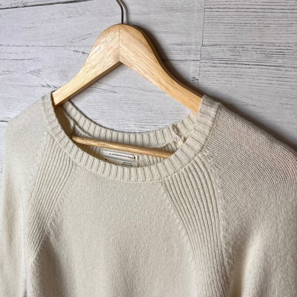 Anthropologie Sweater Womens Size XS Ivory & Mustard Cuffs Rebekah Tunic - Picture 10 of 16